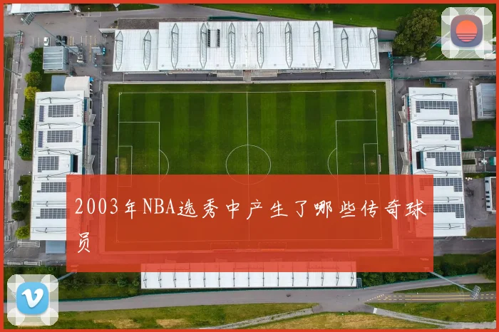 2003年NBA选秀中产生了哪些传奇球员